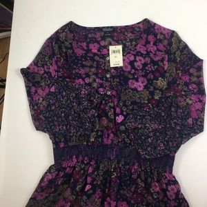BNWT Spring Floral Retro Style Dress Lucky Brand